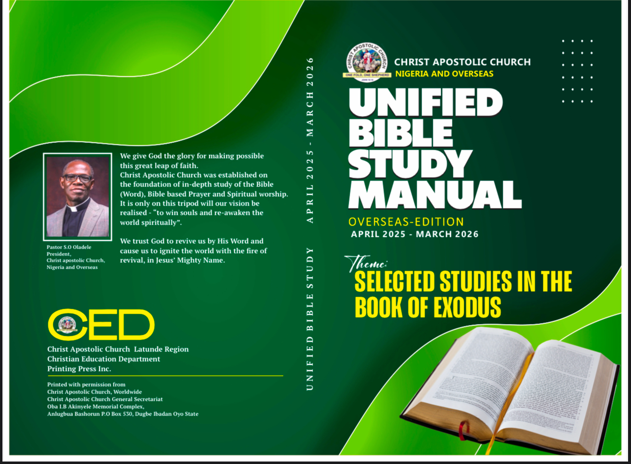 2025–2026 Unified Bible Study Manual
