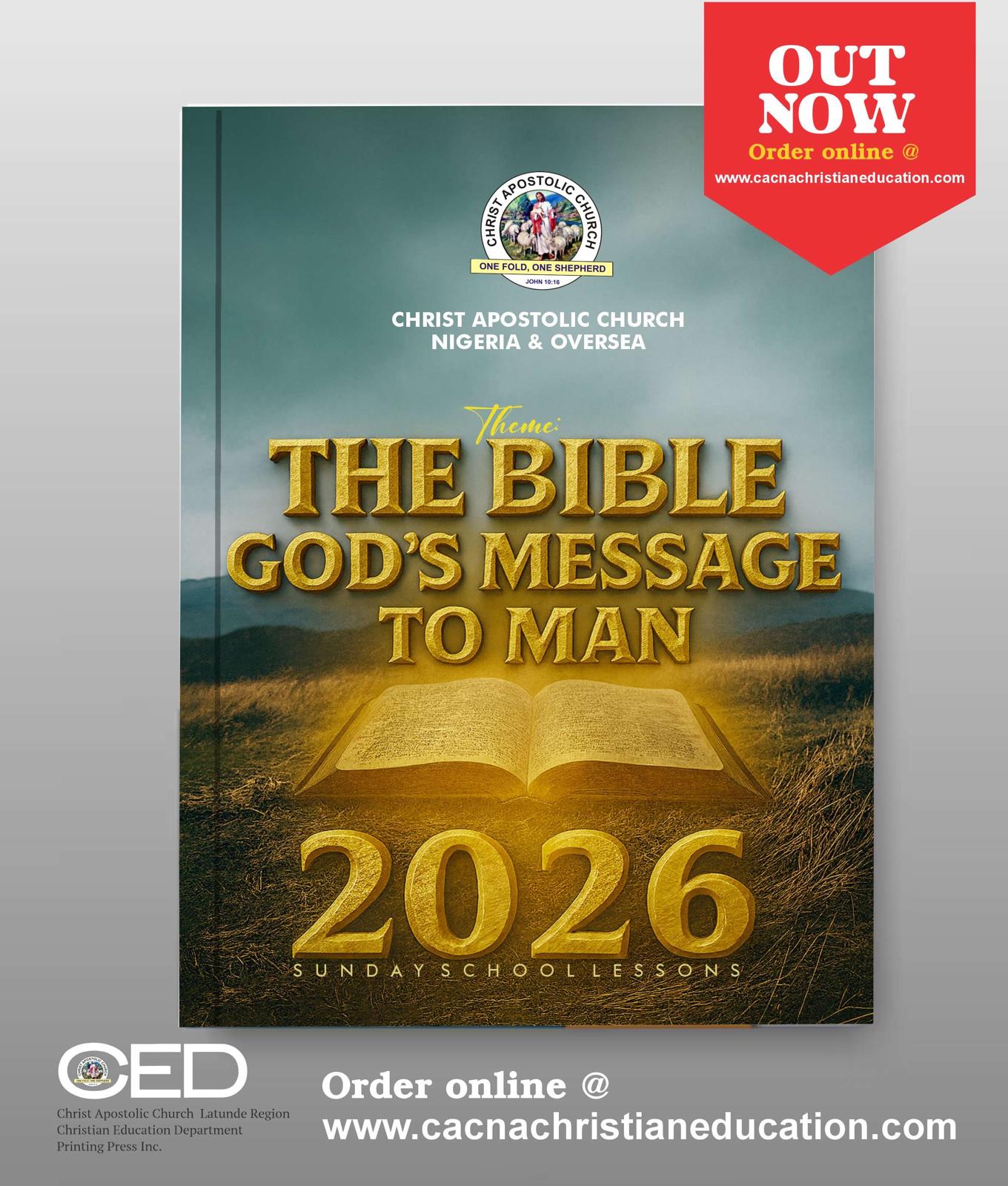2026 Sunday School Student's Copy