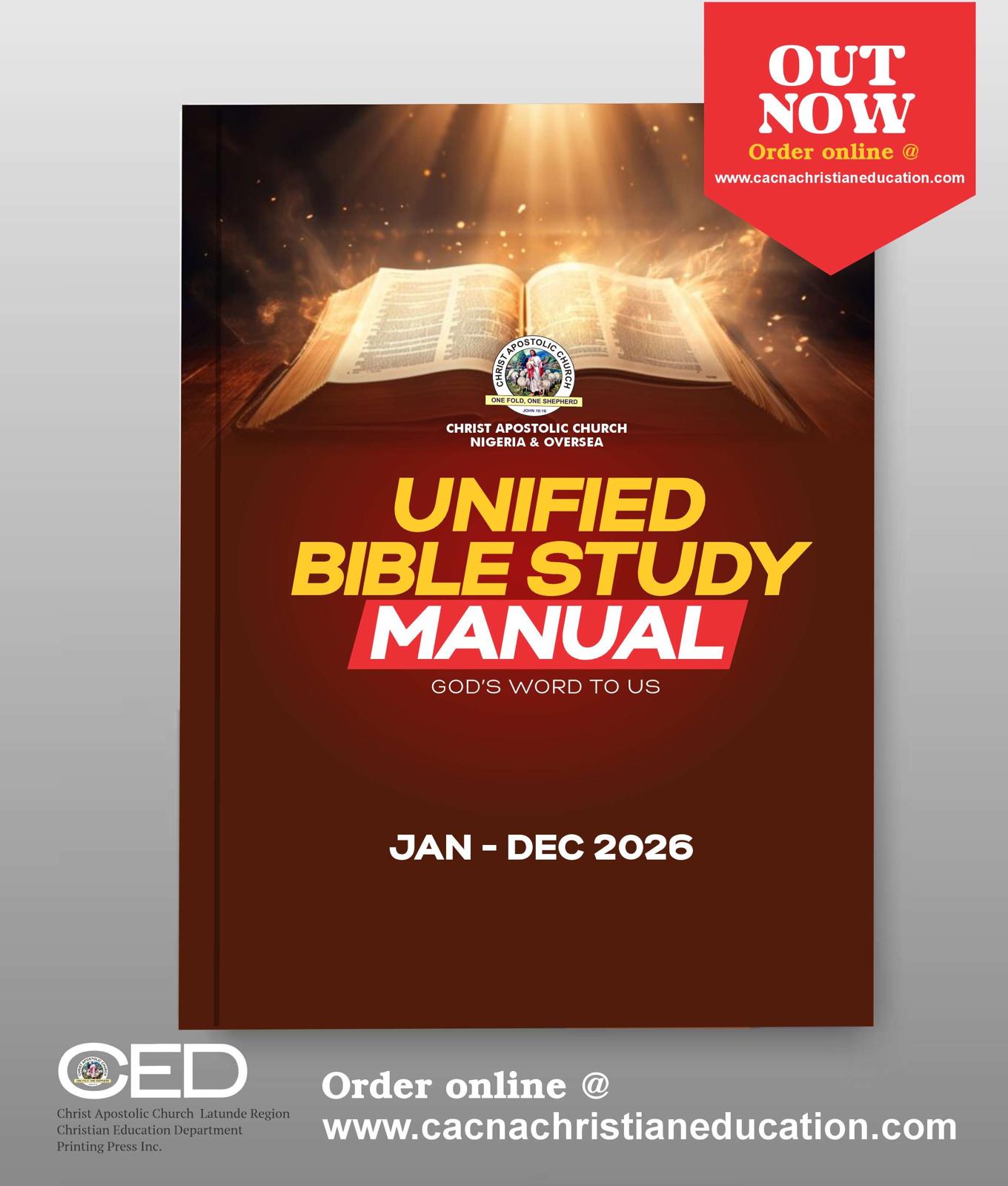 2026 Unified Bible Study Manual